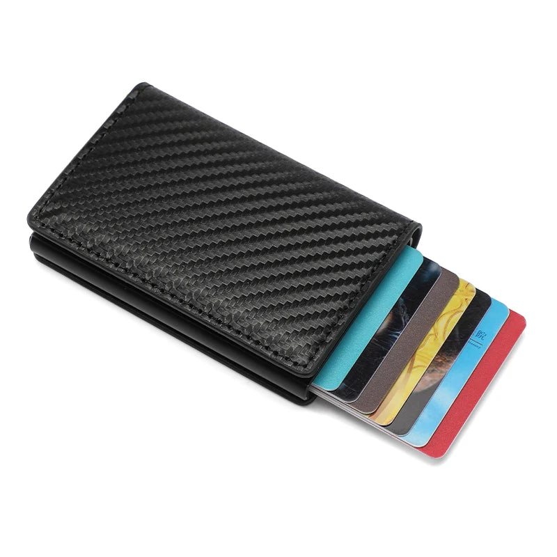 CARTEIRA ANTI FURTO SLIM CARBON